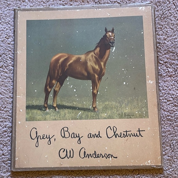 Great Bay and Chestnut c w Anderson horse prints